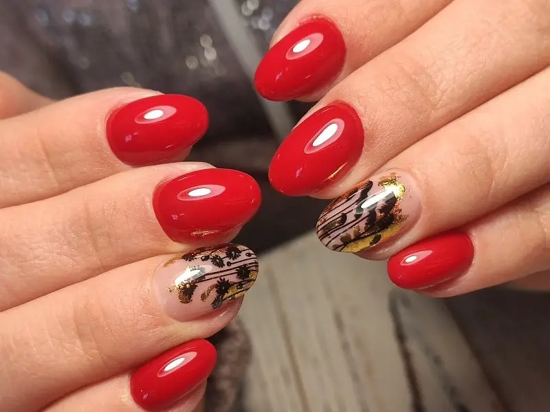 Top 15 Easy Red And Black Nail Arts - Tattooed Martha