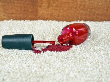 get nail polish out of carpet