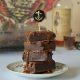 Boozy Brownies with Salted Caramel Rum Sauce