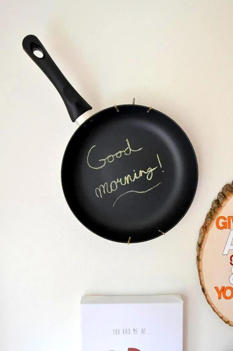 Chalkboard Skillet Wall Art