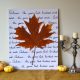 Autumn Leaf Wall Art