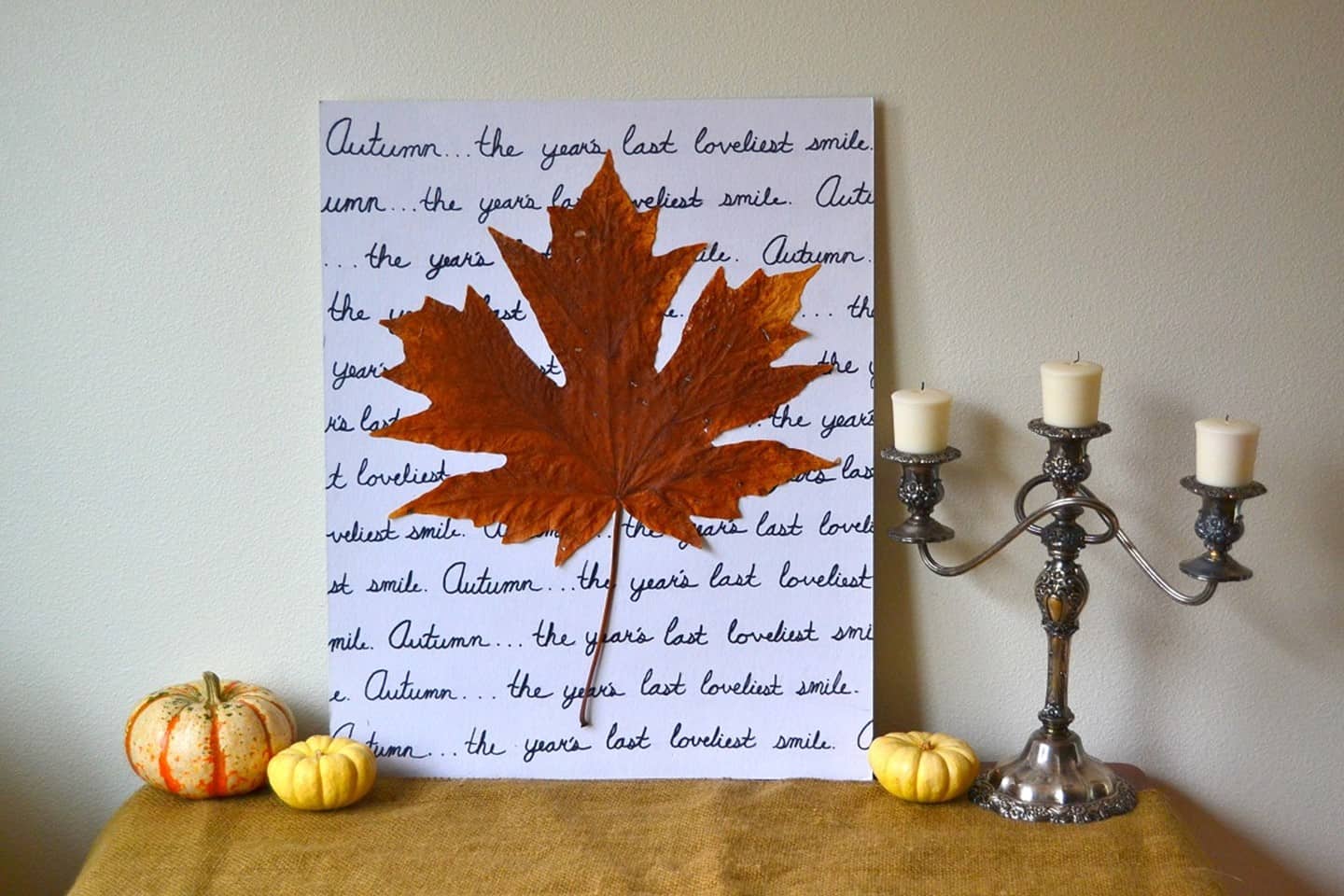 Autumn Leaf Wall Art