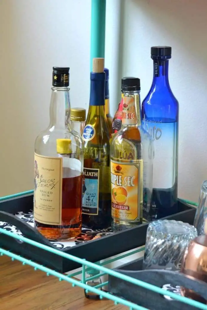 TATTOOED MARTHA'S BAR CART MAKEOVER Tattooed Martha