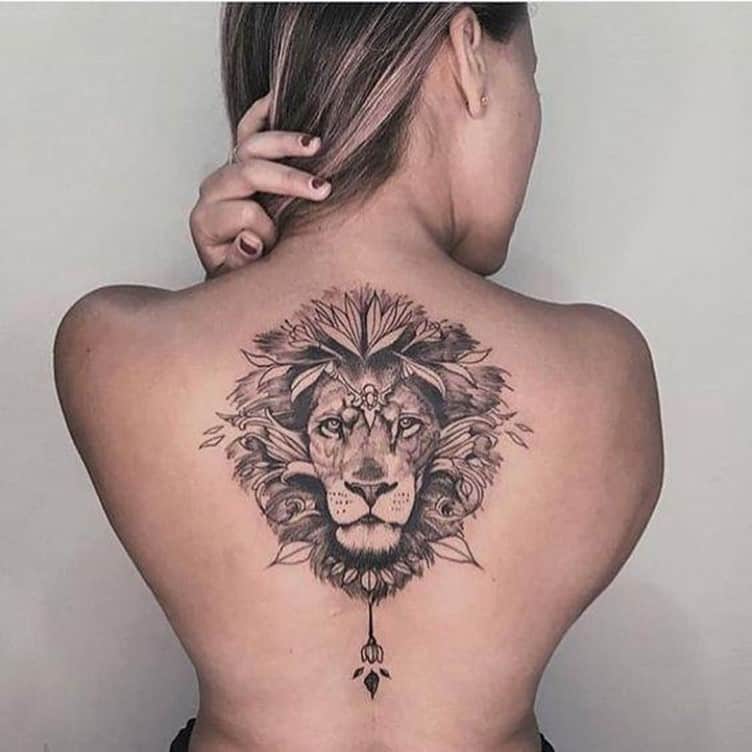 Top 30 Best Tattoo Ideas For Girls On Back In 2022 58 Lion Back Tattoo For Women