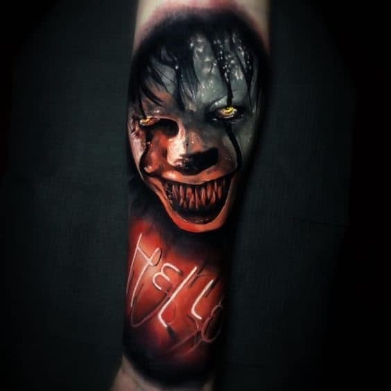 half sleeve tattoos for men Pennywise