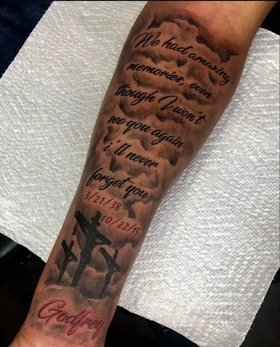 half sleeve tattoos for men Quote