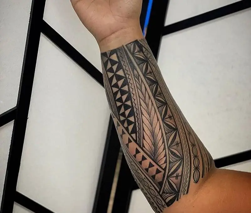 half sleeve tattoos for men Tribal