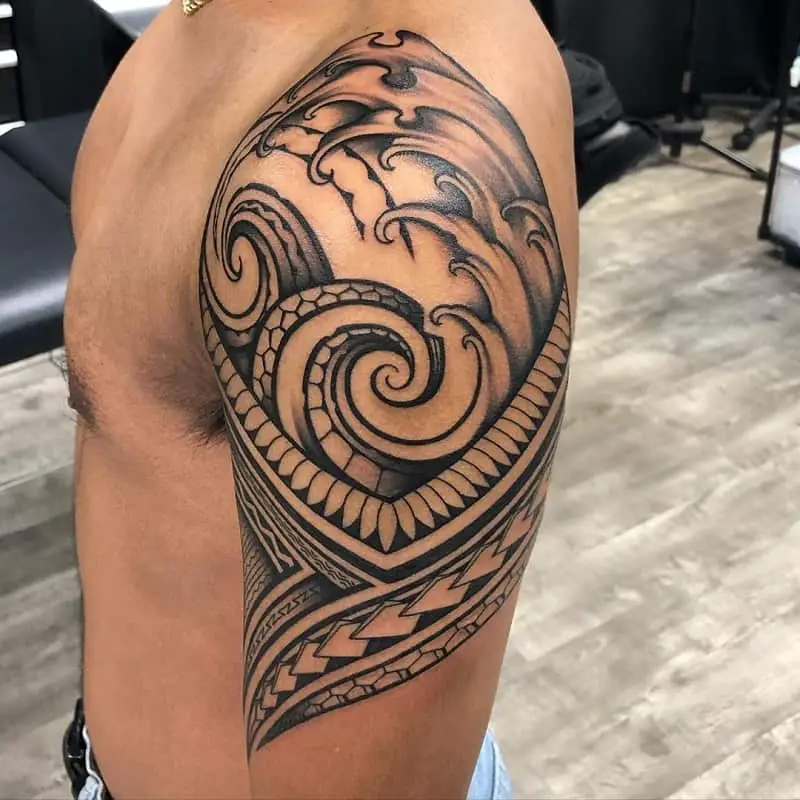 half sleeve tattoos for men tribes