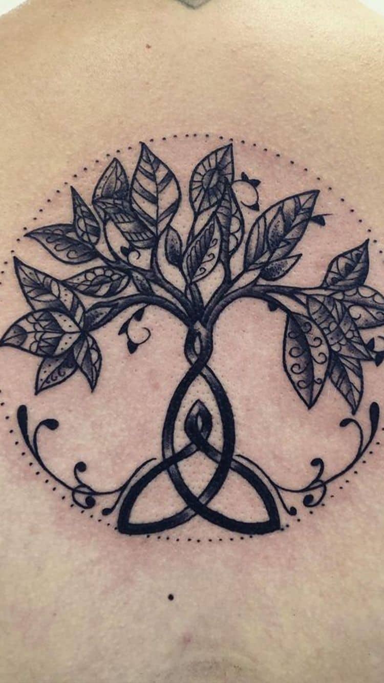 Tattoo uploaded by Kelsi  Celtic eternal love knot and trinity knot  celtic ankle  Tattoodo