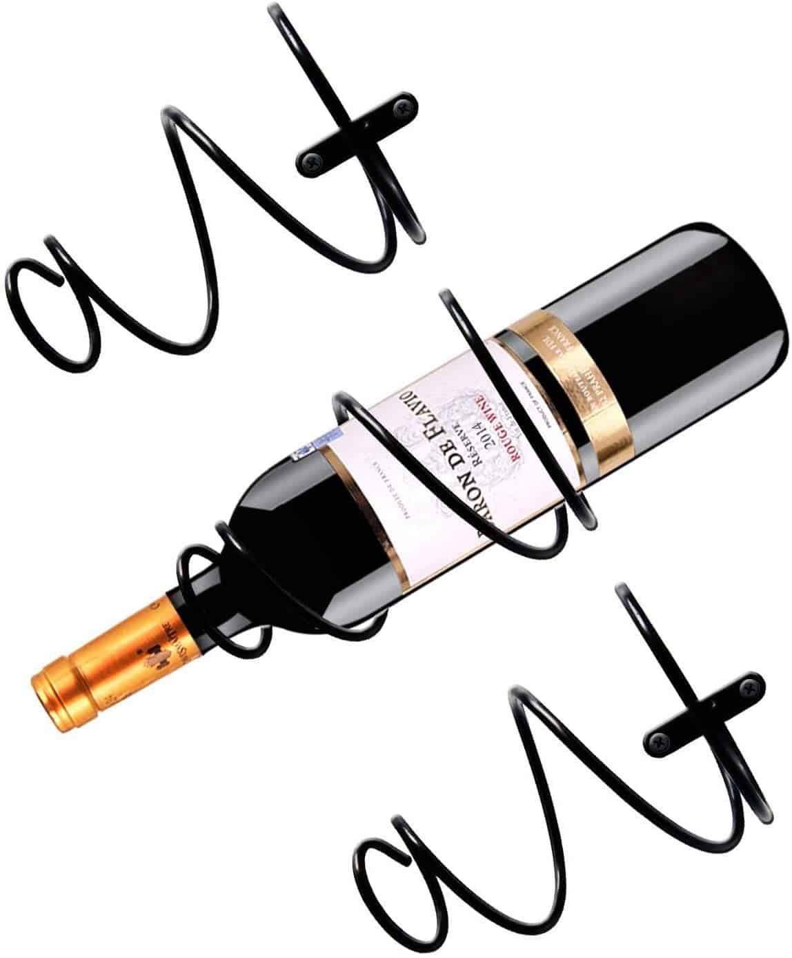 14 Clever Diy Wine Rack And Storage Ideas 15 14. Spiral Metal Inspired DIY Wine Rack