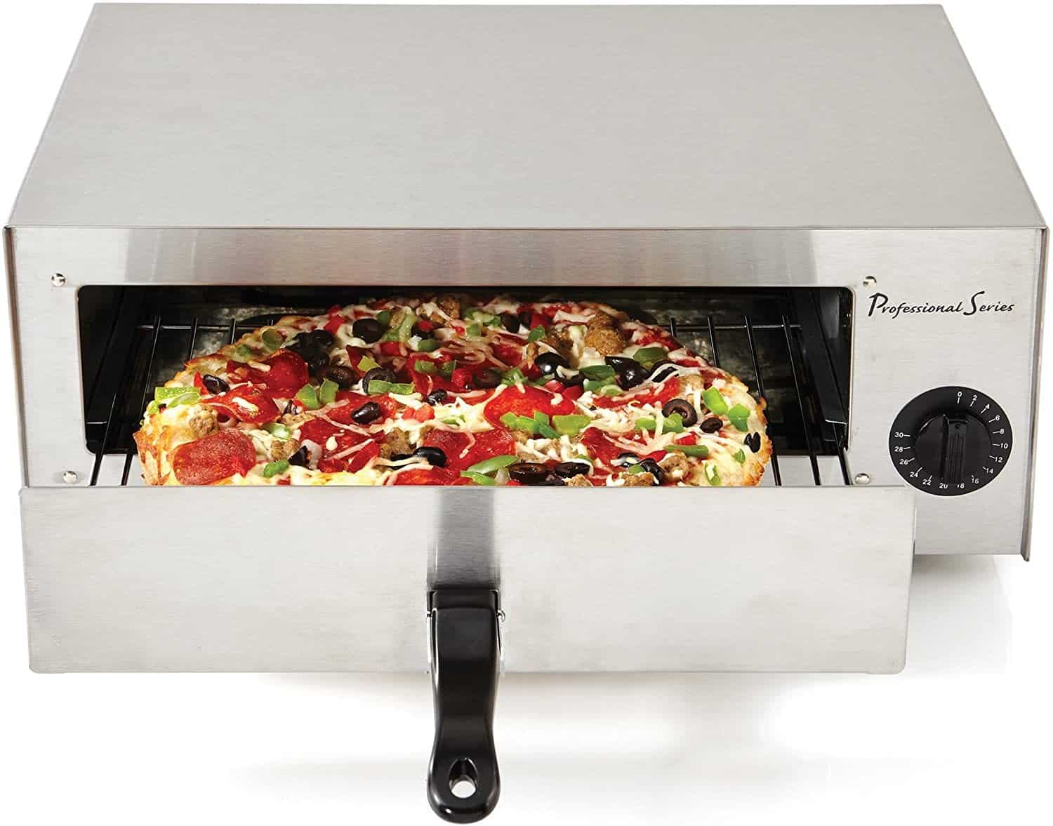 2. Dark Black Matte Pizza Oven