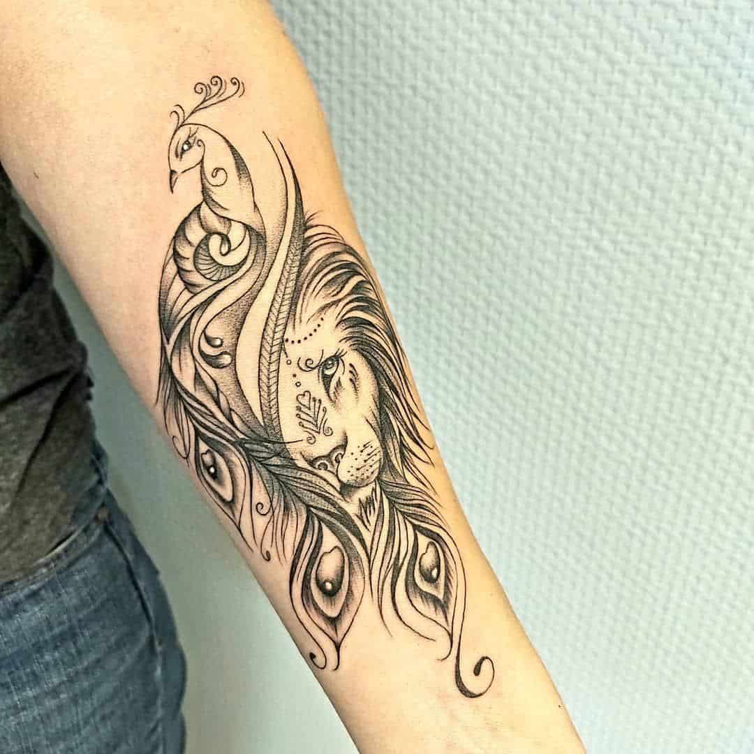 Lion Inspired Celtic Inspired Tattoo