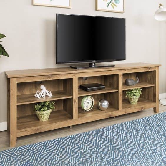 8. Large And Practical DIY TV Stand