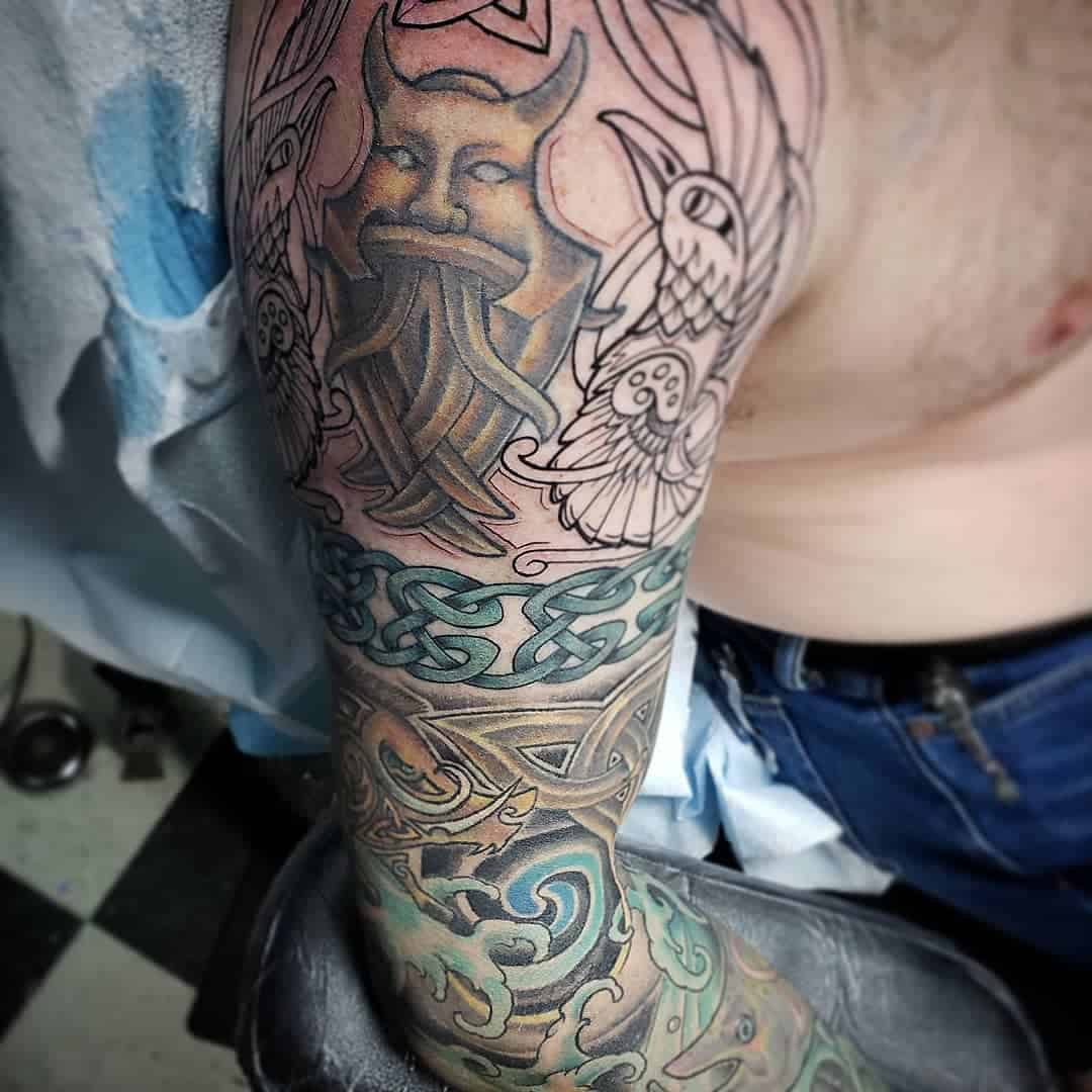 Irish sleeve by Brian Gallagher TattooNOW