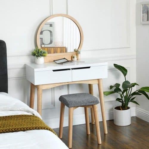 32 Best & Free DIY Makeup Vanity Table Ideas 8 Cute & Petite Vanity DIY