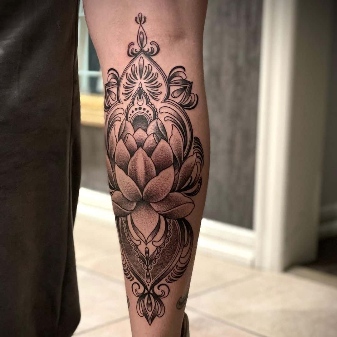 30+ Best Mandala Tattoos Ideas: For Both Men And Women 13 Mandala Tattoo Hand Design Black Ink