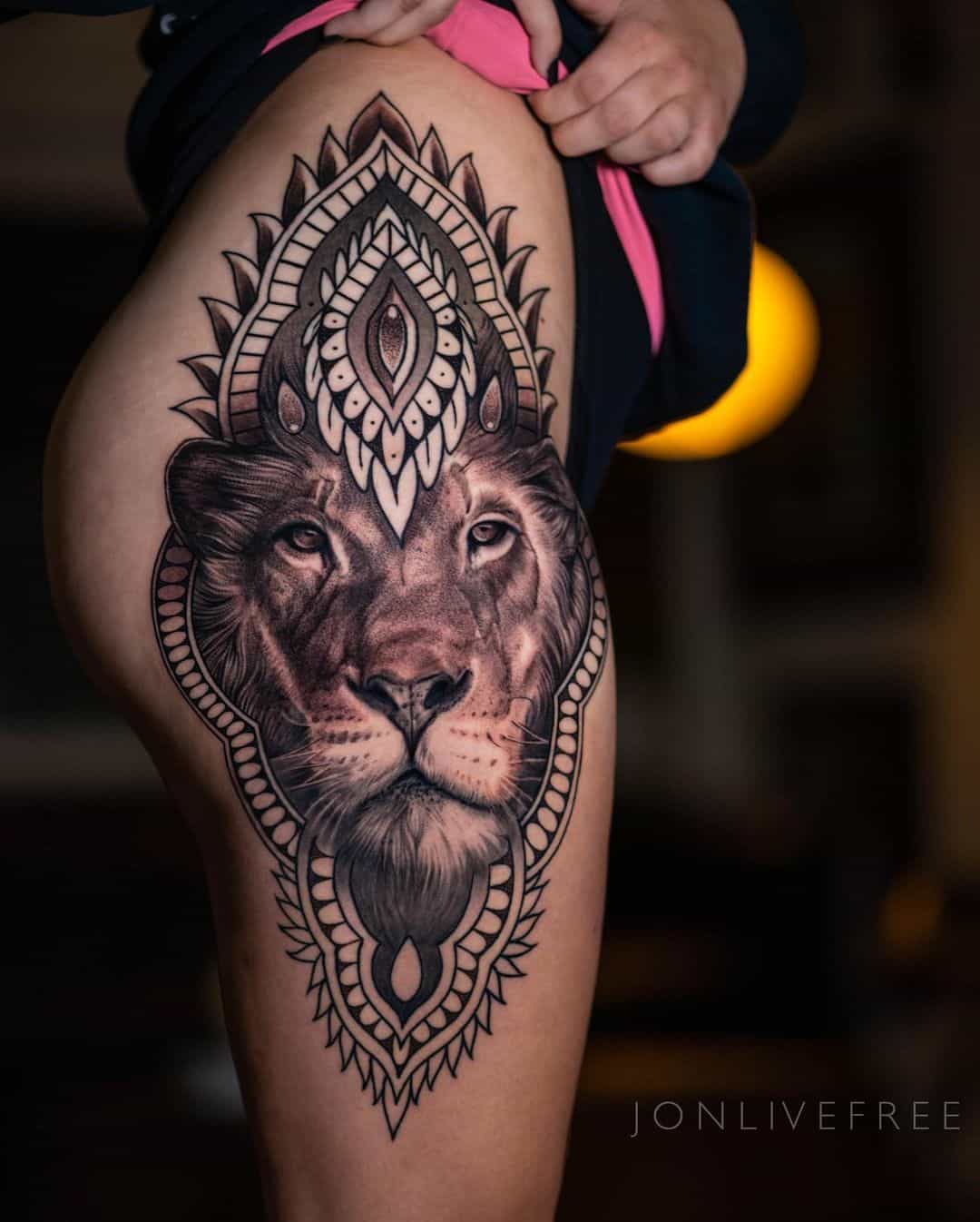 30+ Best Mandala Tattoos Ideas: For Both Men And Women 24 Mandala Tattoo Thigh Placement For Women