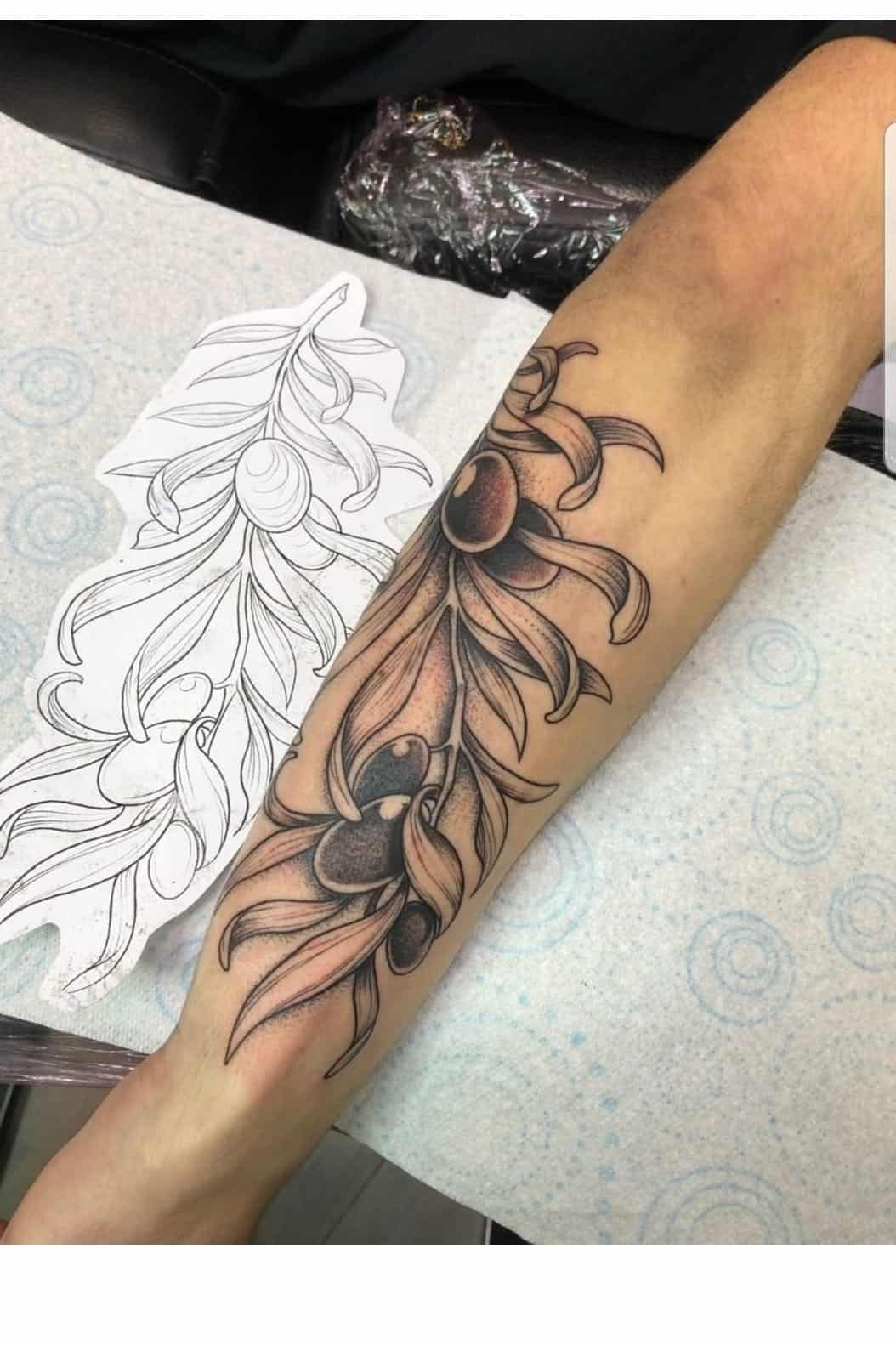 30+ Best Olive Branch Tattoo Design Ideas (2022 Updated!) 15 Artsy & Delicate Olive Branch Print