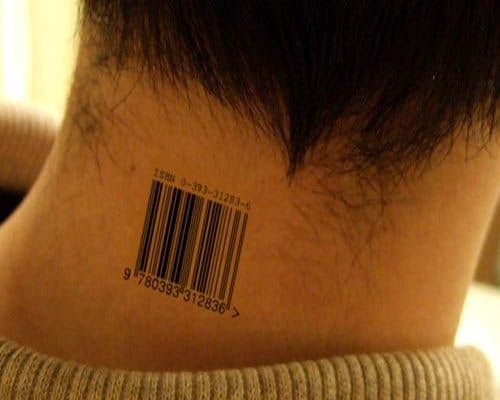 50+ Neck Tattoo Design Ideas for Men (2023 Update) 42 Barcode Neck Tattoo