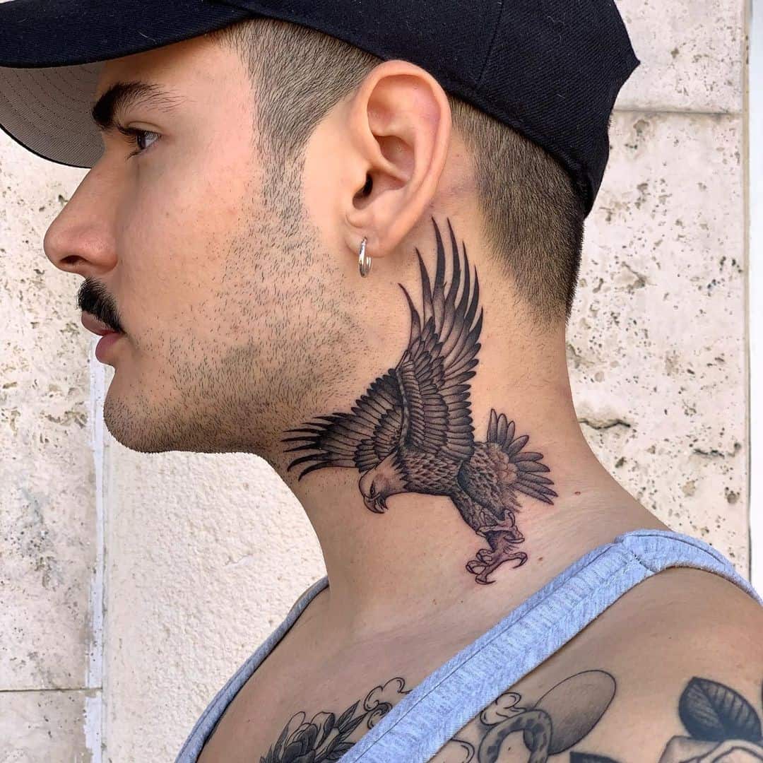 Eagle Neck Tattoo 1. 