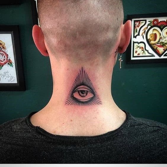 50+ Neck Tattoo Design Ideas for Men (2023 Update) 41 Eye Neck Tattoo