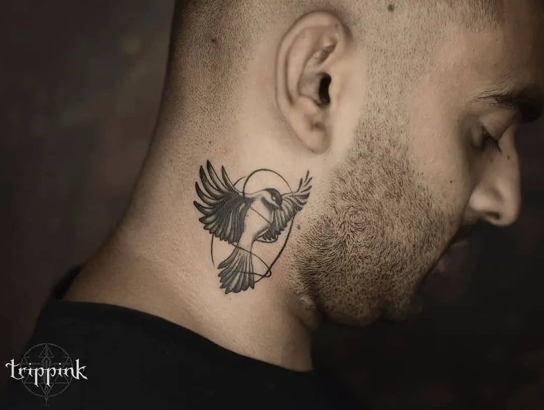 50+ Neck Tattoo Design Ideas for Men (2023 Update) 9 Side Neck Tattoos 2