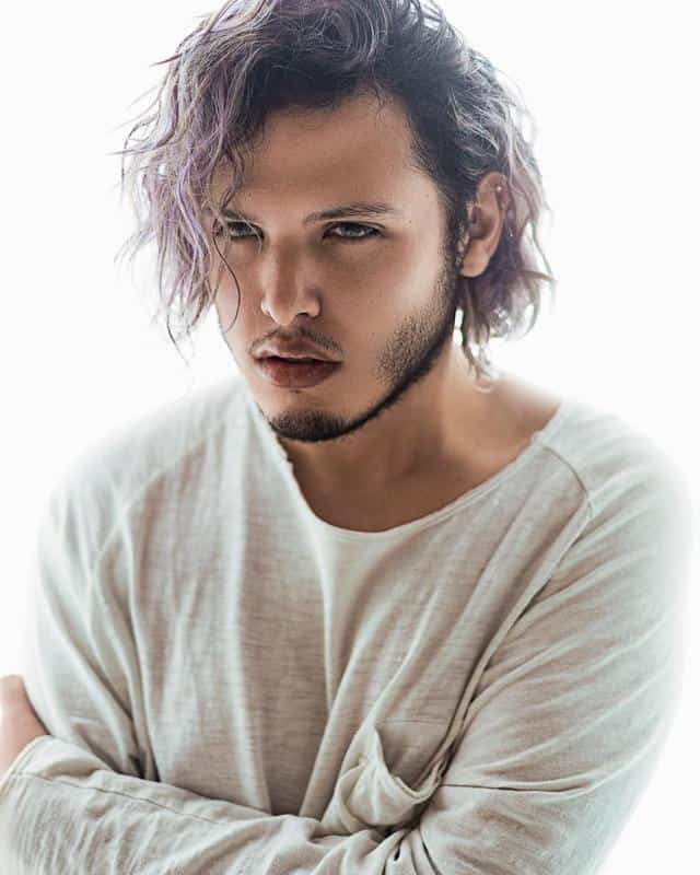 60+ Purple Highlight on Brown Hair Ideas (2025 Update) 66 Can Men Get Purple Highlights on Brown Hair 1