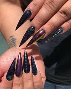 Chameleon Artistic Nails Pointy Shape