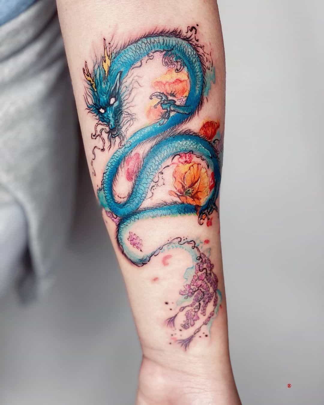 Pixtattoo - The Chinese dragon tattoo has many meanings including good luck, protection, wisdom, peace, strength, and power. Getting Chinese dragon tattoos can help you enhance any of these skills or properties