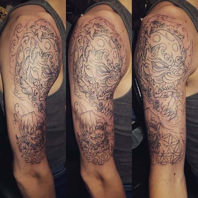 30+ Best Chinese Tattoos And Meanings Behind Them 25 Chinese Tattoo Sleeves 1