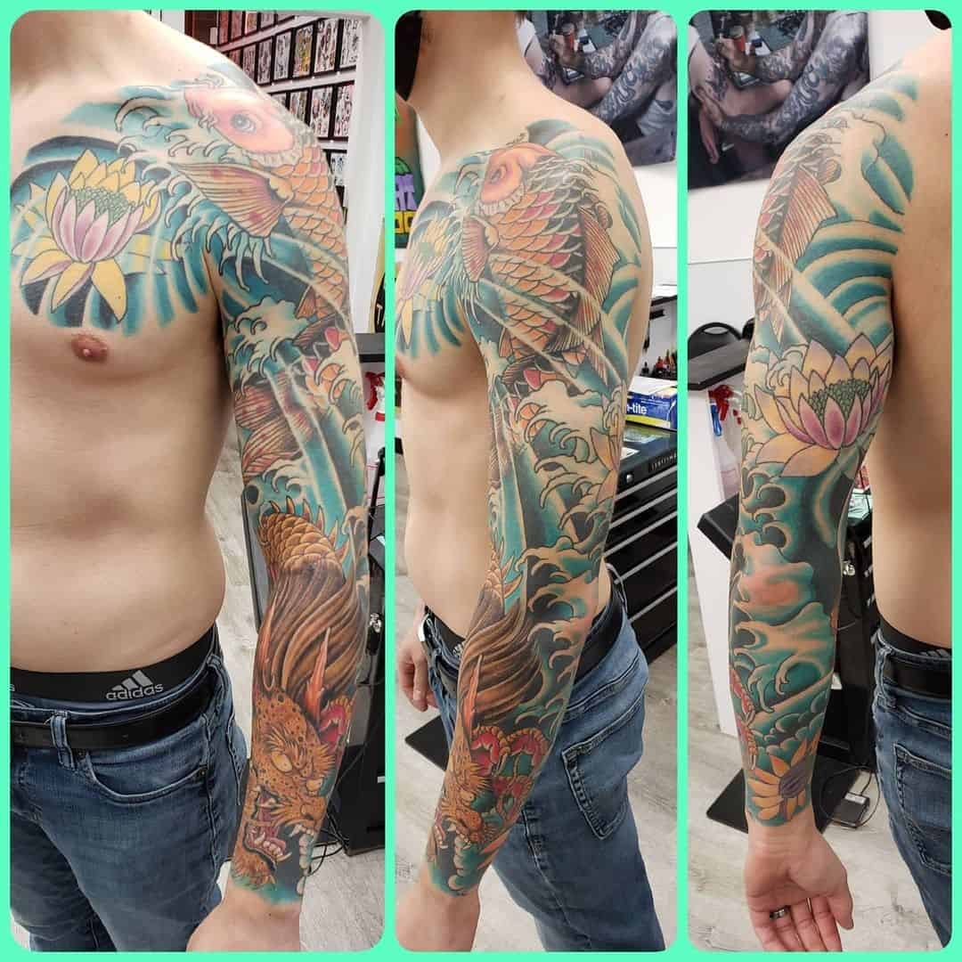 30+ Best Chinese Tattoos And Meanings Behind Them 27 Chinese Tattoo Sleeves 3