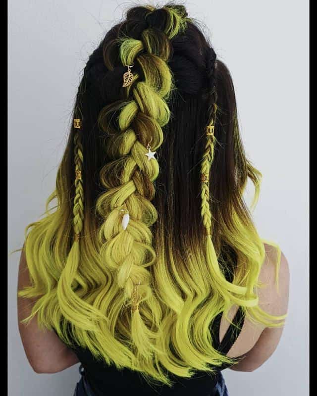 60+ Stylish Pigtail Hairstyles To Adopt In 2022 (Make You Feel Young And Fresh) 62 Edgy Pigtails 4