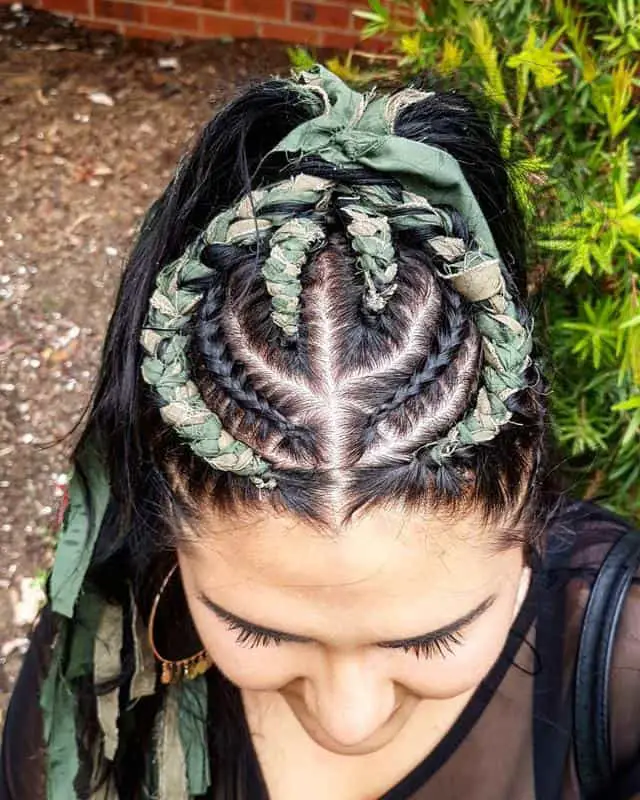60+ Stylish Pigtail Hairstyles To Adopt In 2022 (Make You Feel Young And Fresh) 56 Fabric Braids 2