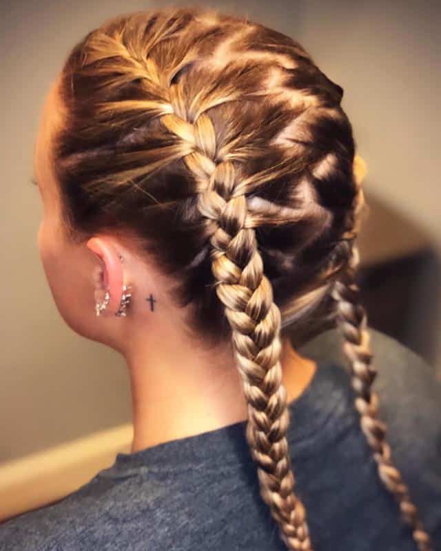 French Braid Pigtails 2