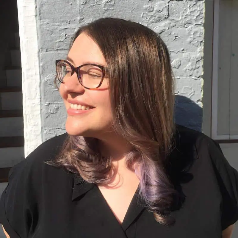 60+ Purple Highlight on Brown Hair Ideas (2025 Update) 16 Hidden Purple Highlights 1