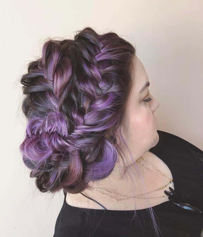 How do I Maintain My Purple Highlights 1