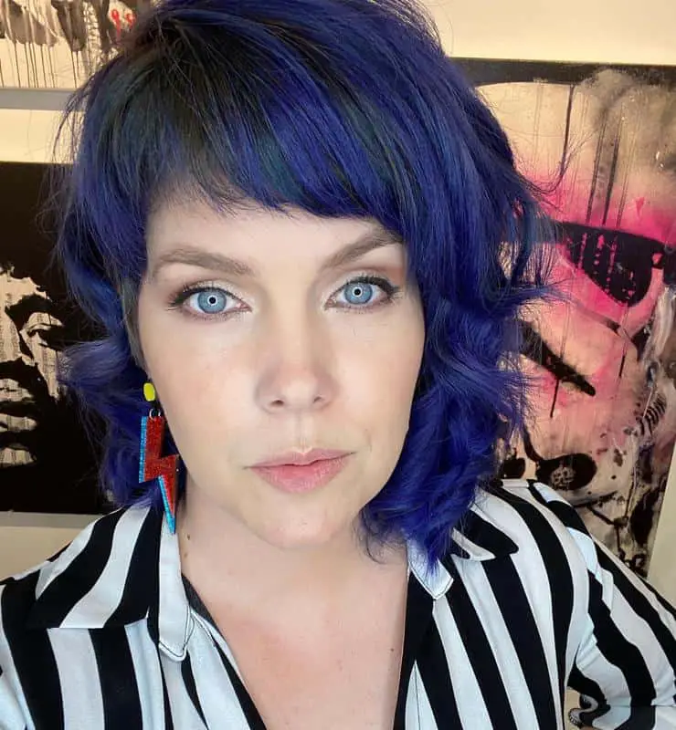 60+ Purple Highlight on Brown Hair Ideas (2025 Update) 56 Indigo Highlights 3