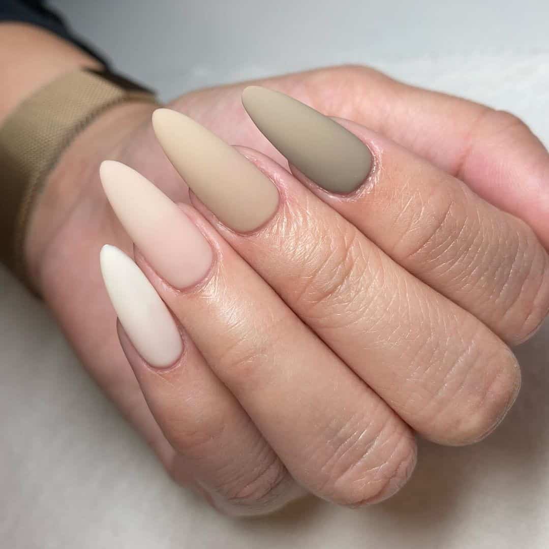 Nude Nails Ombre Effect Design