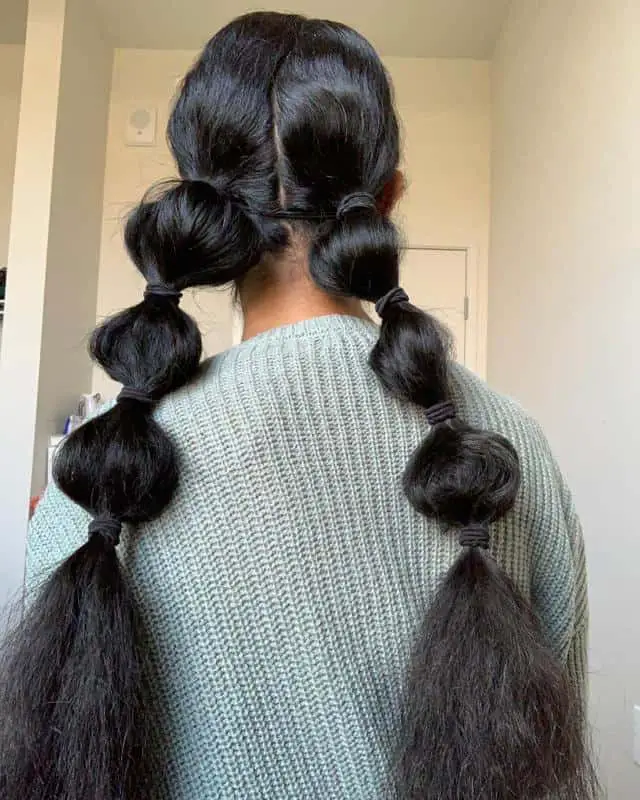 60+ Stylish Pigtail Hairstyles To Adopt In 2022 (Make You Feel Young And Fresh) 30 Oversized Pigtail Braids 4