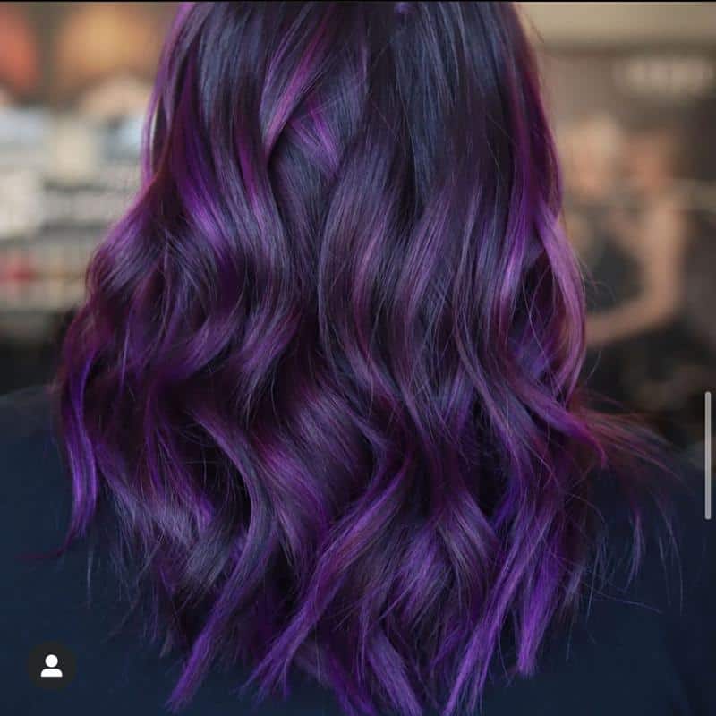 Purple Balayage 2