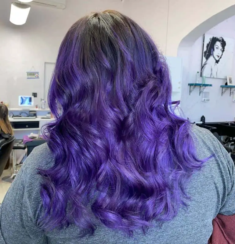 60+ Purple Highlight on Brown Hair Ideas (2025 Update) 36 Purple Balayage 3