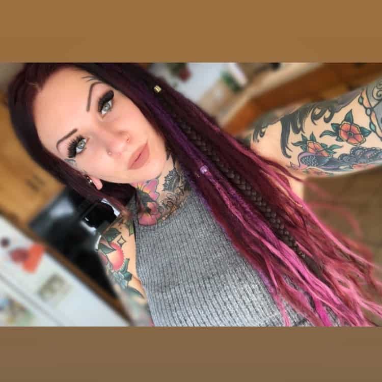 Purple Dreads 1