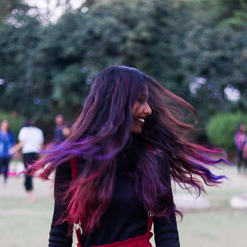 60+ Purple Highlight on Brown Hair Ideas (2025 Update) 3 Purple Highlights on Brown Hair 2