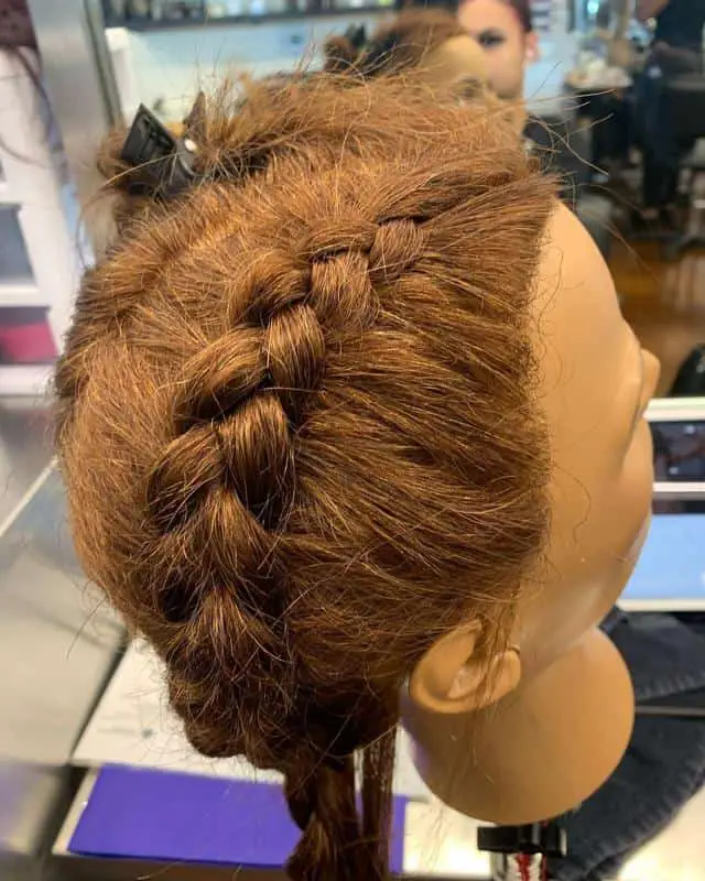 Reversed French Braids 2