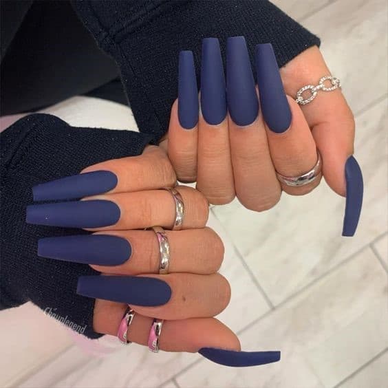 Top 25 Best Navy Blue Nail Design Ideas 21 Updated Tattooed Martha