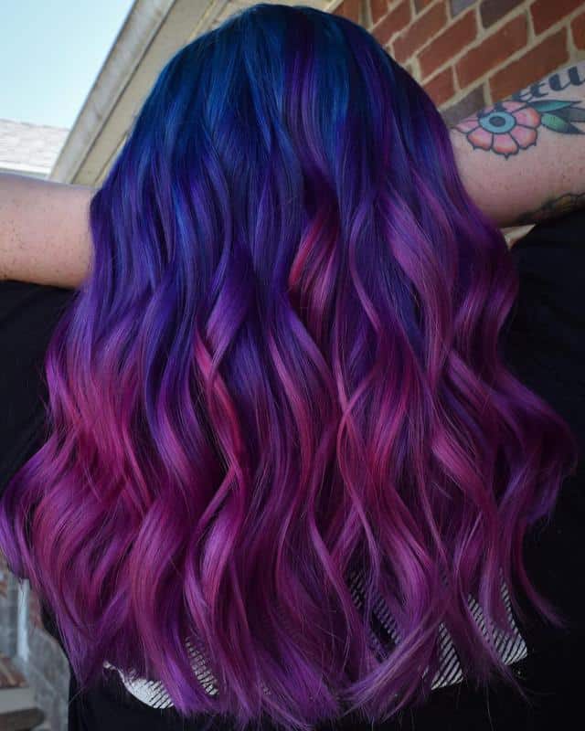 purple highlights on brown hair FAQ 1