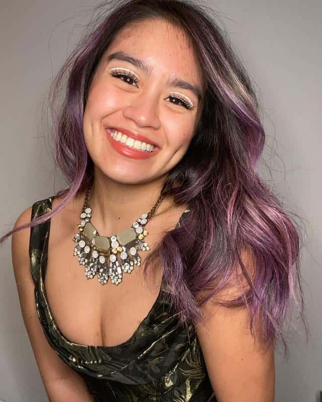 60+ Purple Highlight on Brown Hair Ideas (2025 Update) 61 purple highlights on brown hair FAQ 2