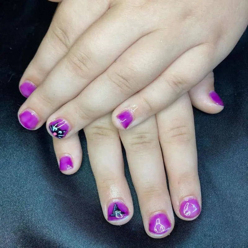 100+ Best Cute Nail Ideas for Kids (2023 Update) 48 Accent Nails for Kids 1