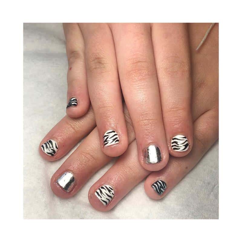 100+ Best Cute Nail Ideas for Kids (2023 Update) 92 Animal Print Nails for Kids 3