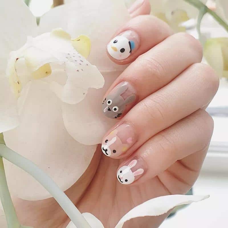 100+ Best Cute Nail Ideas for Kids (2023 Update) 68 Animals Nails for Kids 3